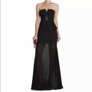 BcbgMaxazria black gown Sz 4